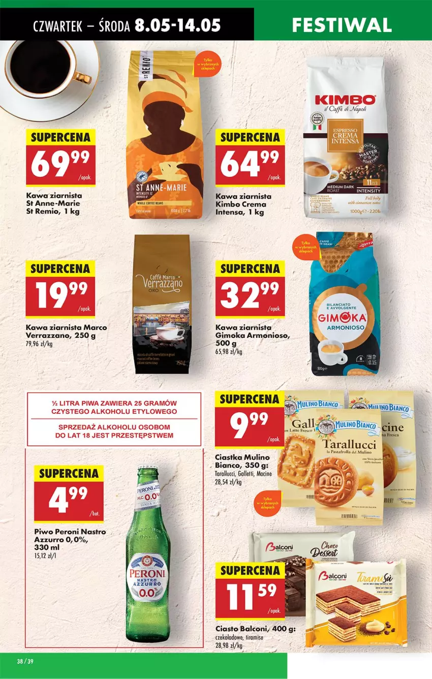 Gazetka promocyjna Biedronka - Od Czwartku - ważna 08.05 do 14.05.2025 - strona 44 - produkty: Alcon, Ciastka, Fa, Gimoka, Kawa, Kawa ziarnista, LG, Por