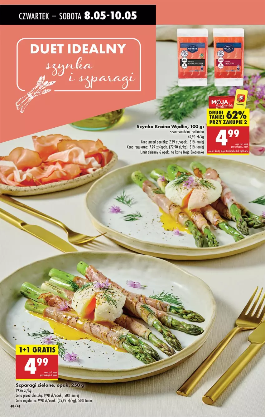 Gazetka promocyjna Biedronka - Od Czwartku - ważna 08.05 do 14.05.2025 - strona 46 - produkty: Fa, Szynka