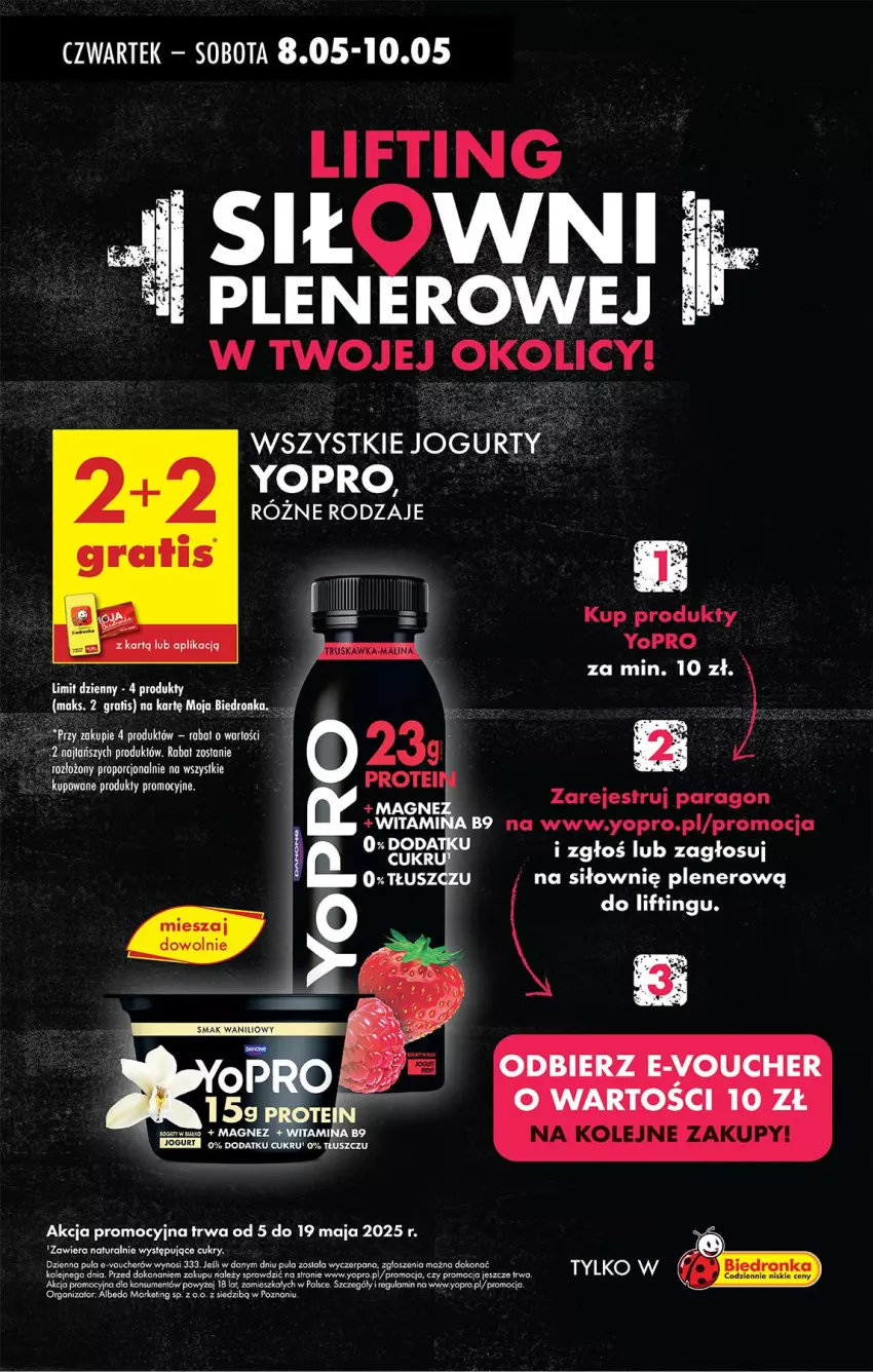 Gazetka promocyjna Biedronka - Od Czwartku - ważna 08.05 do 14.05.2025 - strona 56 - produkty: Gra, Jogurt, Olej, Por