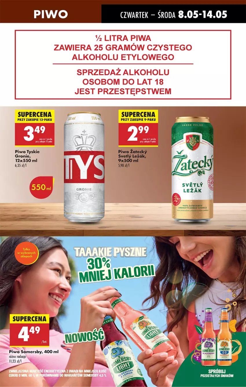 Gazetka promocyjna Biedronka - Od Czwartku - ważna 08.05 do 14.05.2025 - strona 59 - produkty: Fa, Piwo, Somersby, Tyskie