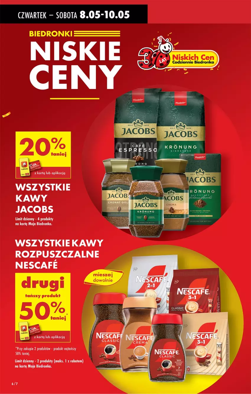 Gazetka promocyjna Biedronka - Od Czwartku - ważna 08.05 do 14.05.2025 - strona 6 - produkty: Jacobs
