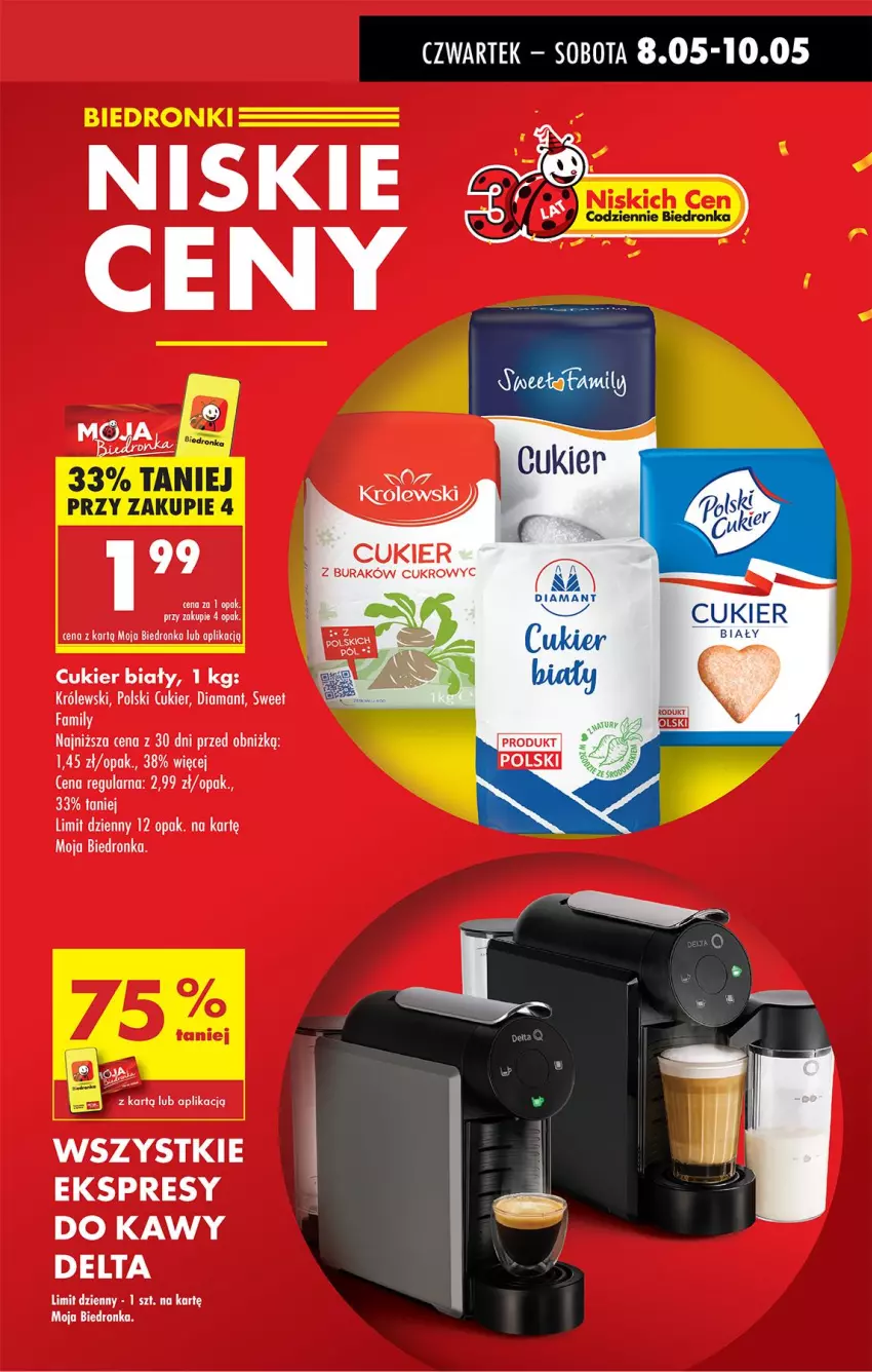 Gazetka promocyjna Biedronka - Od Czwartku - ważna 08.05 do 14.05.2025 - strona 7 - produkty: Cukier, LANA, LG