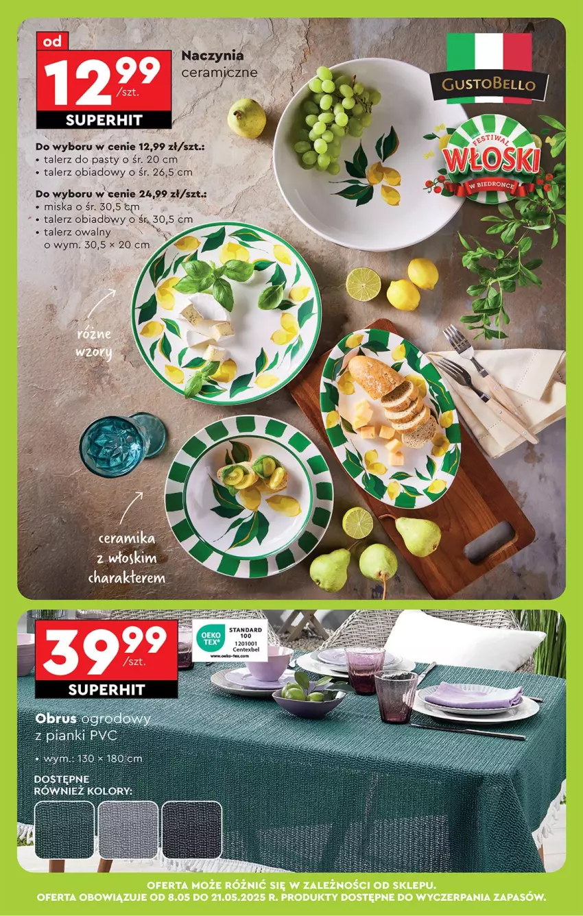 Gazetka promocyjna Biedronka - Od Czwartku - ważna 08.05 do 14.05.2025 - strona 70 - produkty: Miska, Talerz, Talerz obiadowy