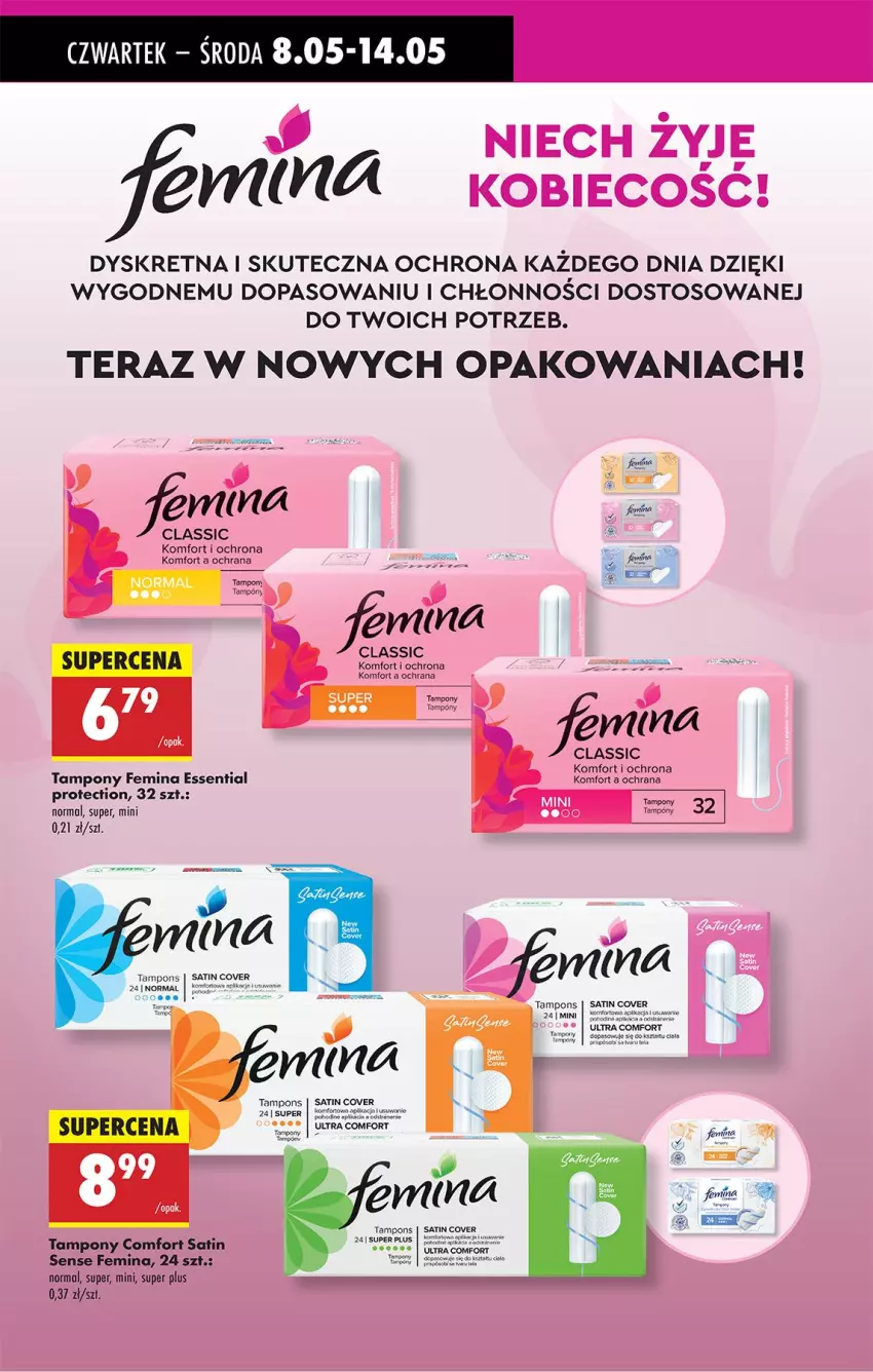 Gazetka promocyjna Biedronka - Od Czwartku - ważna 08.05 do 14.05.2025 - strona 72 - produkty: Acer, Fa, Kret, Sati, Tampony, Tera