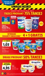 Gazetka promocyjna Lidl - GAZETKA - Gazetka - ważna od 17.08 do 17.08.2022 - strona 22 - produkty: Jogurt naturalny, Gra, Danone, Jogurt owocowy, Jogurt, Pilos, Danio, Waga