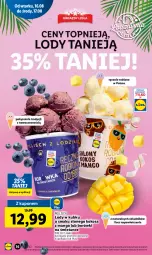 Gazetka promocyjna Lidl - GAZETKA - Gazetka - ważna od 17.08 do 17.08.2022 - strona 40 - produkty: Lody, Mango, Kokos