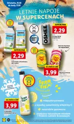 Gazetka promocyjna Lidl - GAZETKA - Gazetka - ważna od 17.08 do 17.08.2022 - strona 44 - produkty: Sok, Lemoniada, Kaktus, Ananas, Chupa Chups, Napoje, Plecak, Napój gazowany, Oshee, Wino, Mango, Napój, Mięta