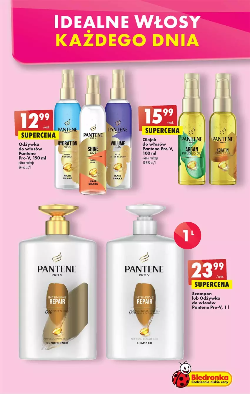 Gazetka promocyjna Biedronka - Majówka - ważna 28.04 do 04.05.2022 - strona 49 - produkty: Odżywka, Olej, Pantene, Sos, Szampon