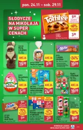 Gazetka promocyjna Aldi - Pełna oferta - Gazetka - ważna od 29.11 do 29.11.2025 - strona 13 - produkty: Goplana, Zestaw prezentowy, Piernik, Ciastka, Jeżyki, Chipsy, LANA, Czekolada, Toffifee, Pringles, Gala, Biszkopty, Kinder, Milka