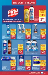 Gazetka promocyjna Aldi - Pełna oferta - Gazetka - ważna od 29.11 do 29.11.2025 - strona 21 - produkty: Odkamieniacz, Spray do czyszczenia, Odtłuszczacz, Mleczko, Putzmeister, Zmywaki kuchenne, Płyn do mycia, Piekarnik