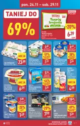 Gazetka promocyjna Aldi - Pełna oferta - Gazetka - ważna od 29.11 do 29.11.2025 - strona 7 - produkty: Kurczak, Chrzan, Serek puszysty, Frosta, Top, Ser, Twaróg, Piątnica, Zott, Bell, Jaja, Jogurt, Paluszki rybne, Serek, Hochland, Mleko zagęszczone, Bella, Jogobella, Jogurt pitny, Mleko, Fa