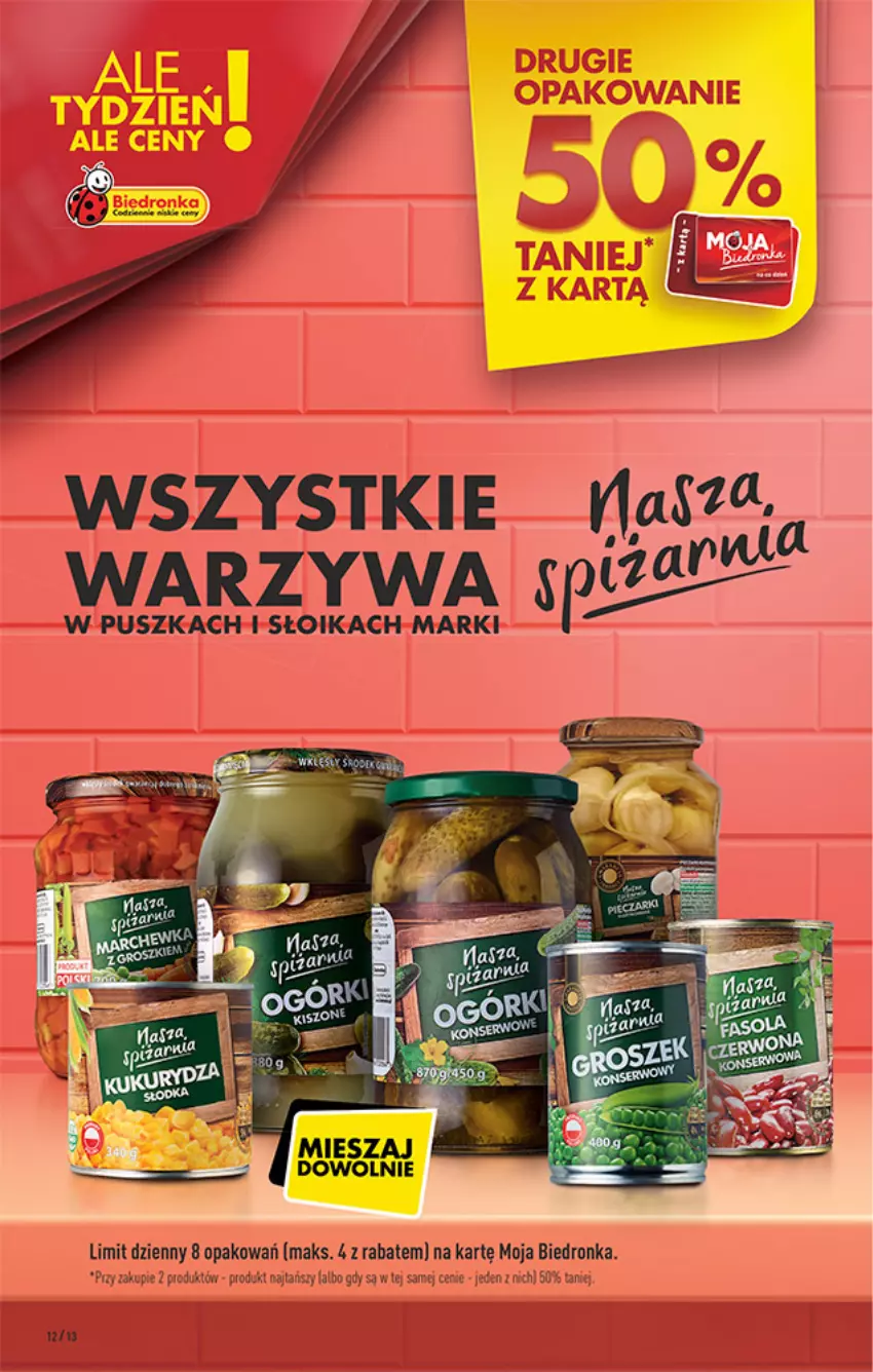 Gazetka promocyjna Biedronka - W tym tygodniu PN - ważna 08.03 do 13.03.2021 - strona 12 - produkty: Warzywa