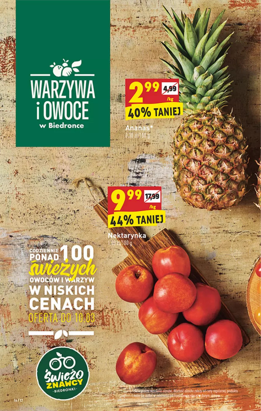 Gazetka promocyjna Biedronka - W tym tygodniu PN - ważna 08.03 do 13.03.2021 - strona 16 - produkty: Owoce, Warzywa, Warzywa i owoce