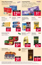 Gazetka promocyjna Stokrotka - Market - Gazetka - ważna od 15.03 do 15.03.2023 - strona 9 - produkty: Ciastka, Warzywa, Orzeszki, Cukier, Kawa ziarnista, Praliny, Kawa mielona, Kawa, Jacobs Krönung, Wawel, Sante, Vitax, Mleczko, Czekolada, Ptasie mleczko, Delicje, Baton, Owoce, Mocca Fix Gold, Cukierki, Jacobs, Woseba, Herbata, Haribo, Brandy, Mięso, Milka