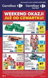 Gazetka promocyjna Carrefour - Gazetka Weekend okazji już od czwartku! - Gazetka - ważna od 25.01 do 25.01.2026 - strona 1 - produkty: Mus, Jaja, Mlekovita, Mleko