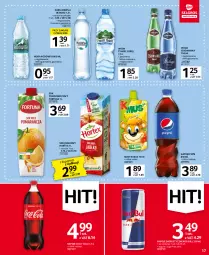 Gazetka promocyjna Selgros - Oferta spożywcza - Gazetka - ważna od 15.03 do 15.03.2023 - strona 17 - produkty: Sok pomarańczowy, Sok, Mus, Red Bull, Coca-Cola, Napoje, Pepsi, Fortuna, Sok jabłkowy, Kubuś, Woda, Cisowianka, Hortex