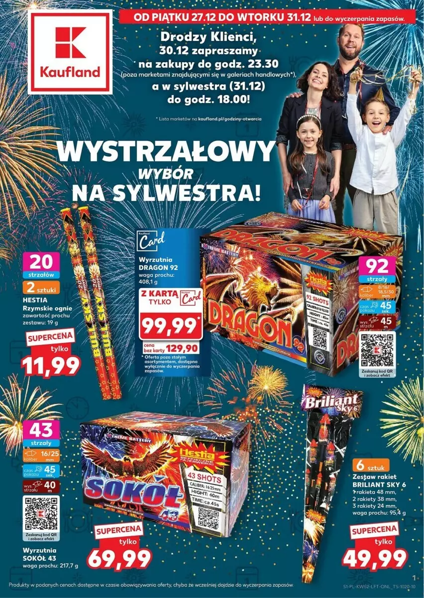 Gazetka promocyjna Kaufland - ważna 27.12 do 31.12.2024 - strona 1