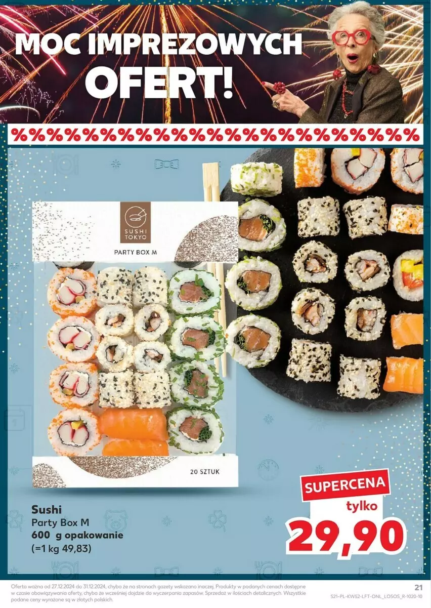 Gazetka promocyjna Kaufland - ważna 27.12 do 31.12.2024 - strona 14 - produkty: Sushi