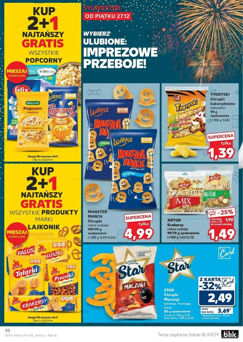 Gazetka promocyjna Kaufland - ważna 27.12 do 31.12.2024 - strona 24 - produkty: Chrupki, Gry