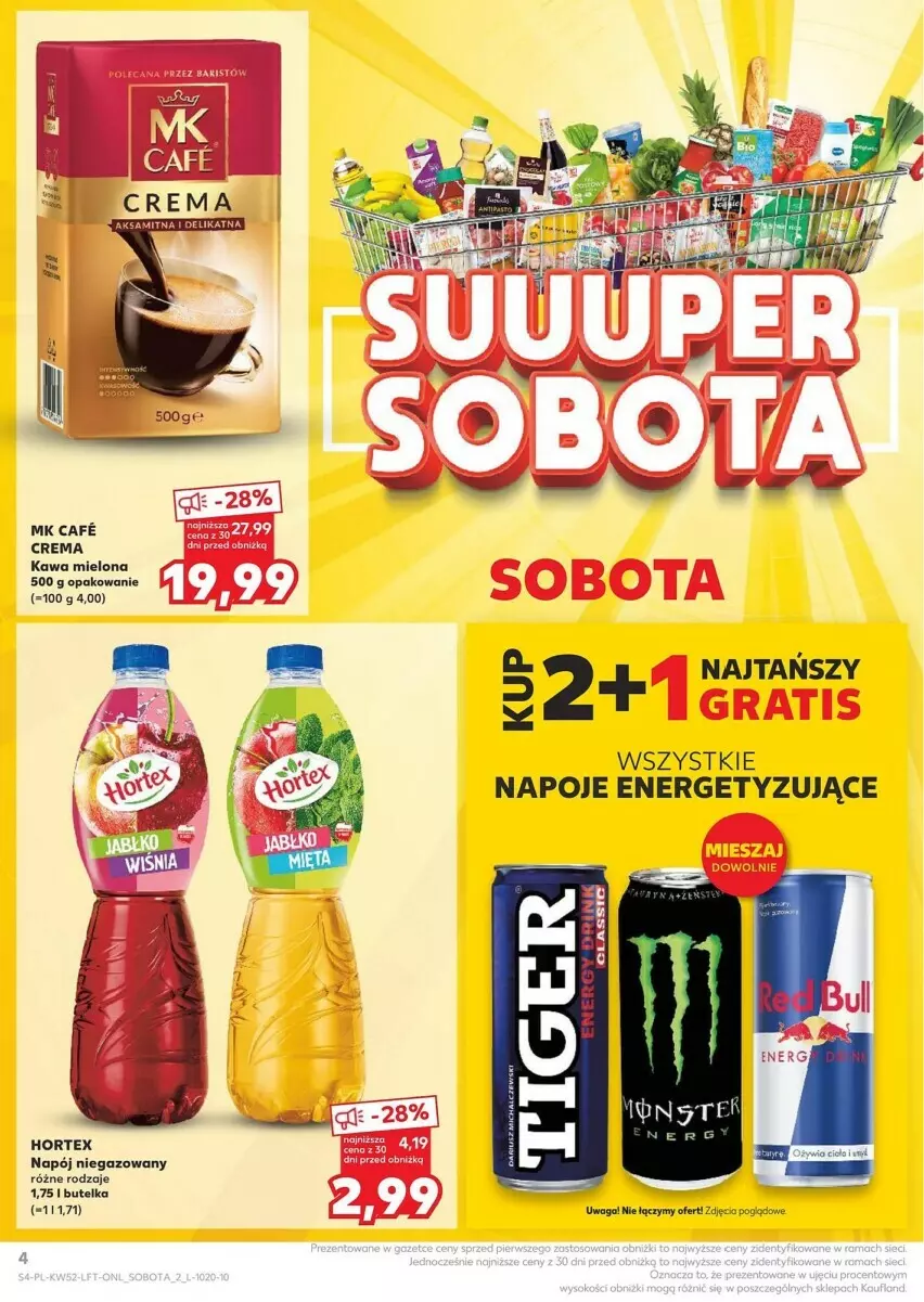 Gazetka promocyjna Kaufland - ważna 27.12 do 31.12.2024 - strona 34 - produkty: Hortex, Kawa, Kawa mielona, Napój, Napój niegazowany, Napoje