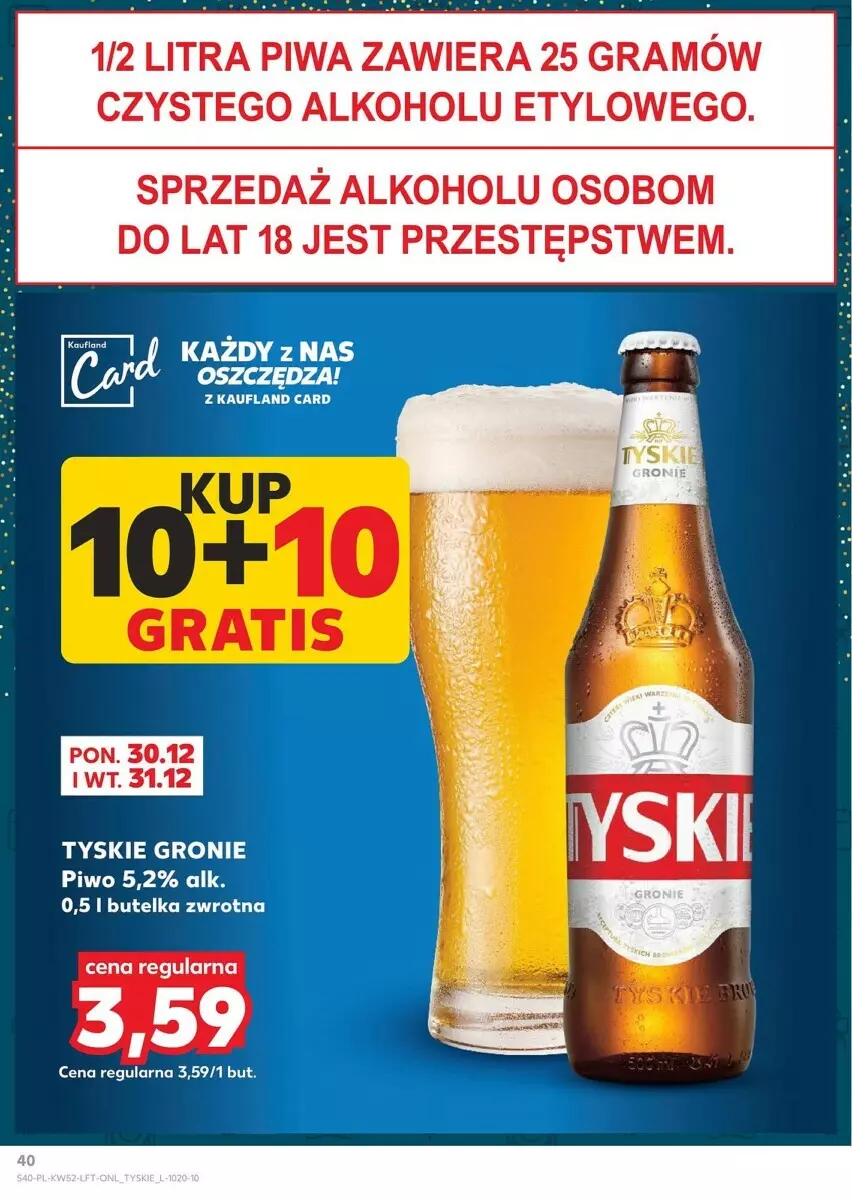 Gazetka promocyjna Kaufland - ważna 27.12 do 31.12.2024 - strona 35 - produkty: Gra, Piwa, Piwo, STP, Tyskie