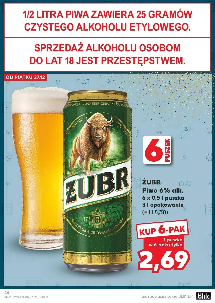 Gazetka promocyjna Kaufland - ważna 27.12 do 31.12.2024 - strona 39 - produkty: Piwo