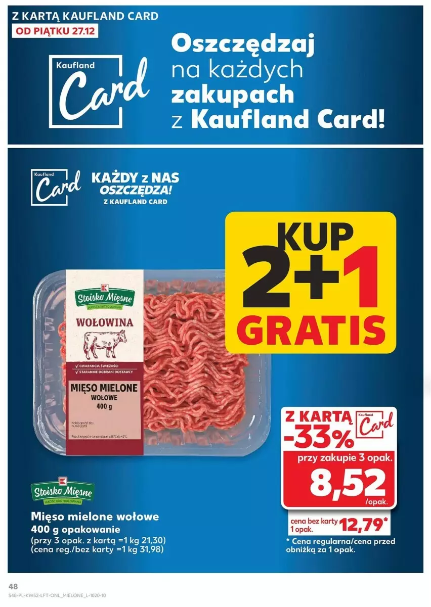 Gazetka promocyjna Kaufland - ważna 27.12 do 31.12.2024 - strona 43 - produkty: Mięso, Mięso mielone