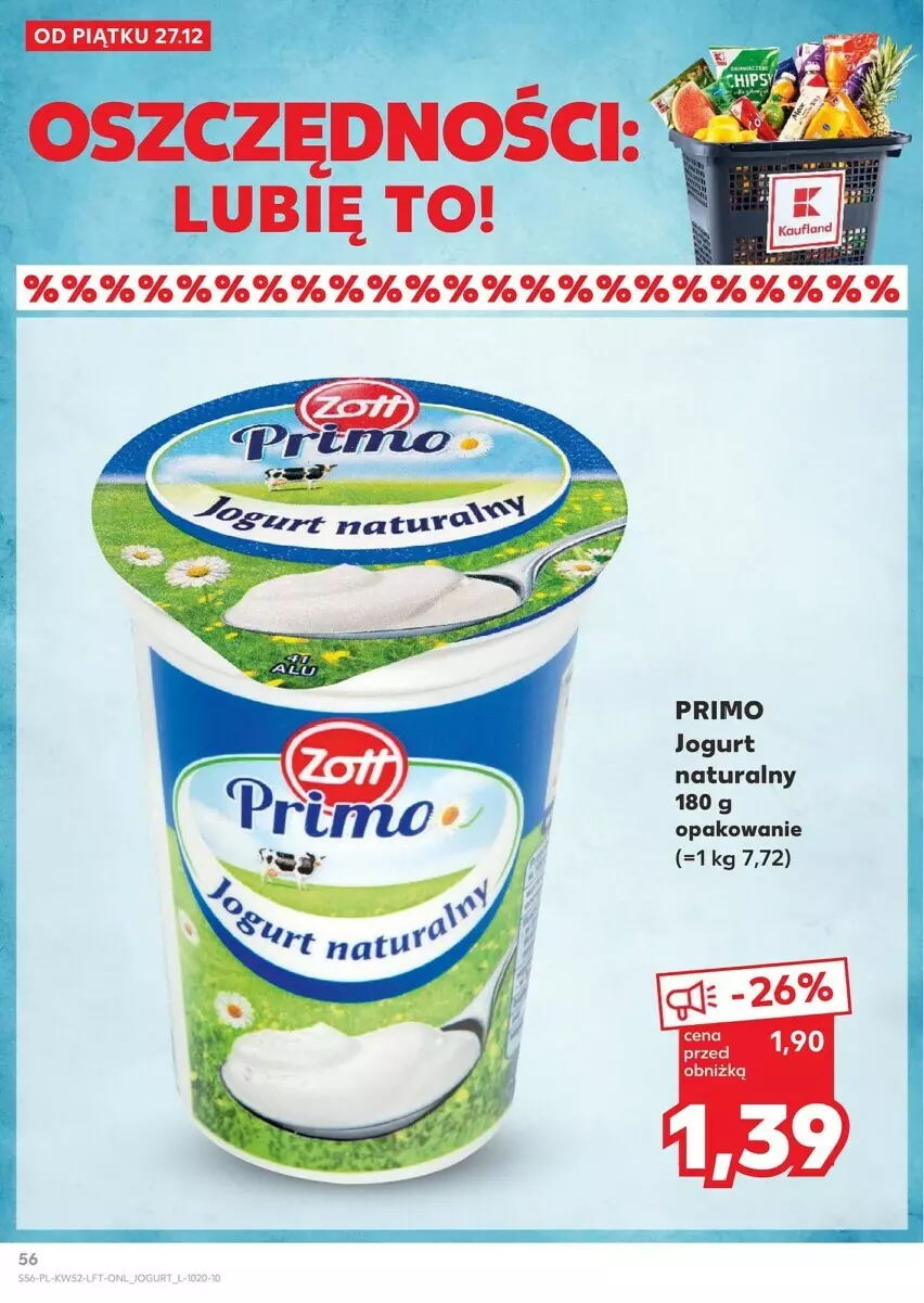 Gazetka promocyjna Kaufland - ważna 27.12 do 31.12.2024 - strona 52 - produkty: Jogurt, Jogurt naturalny