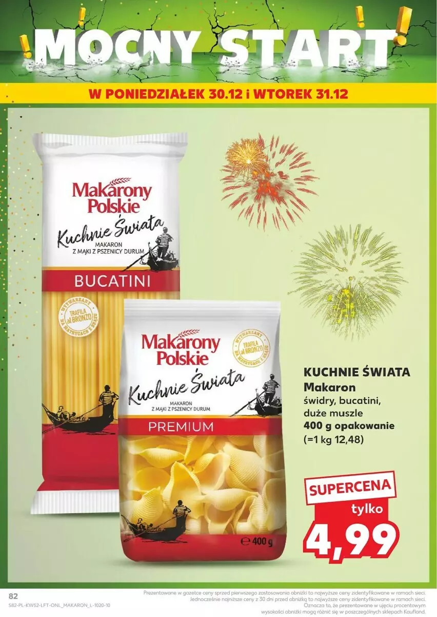 Gazetka promocyjna Kaufland - ważna 27.12 do 31.12.2024 - strona 81 - produkty: Makaron, Mus