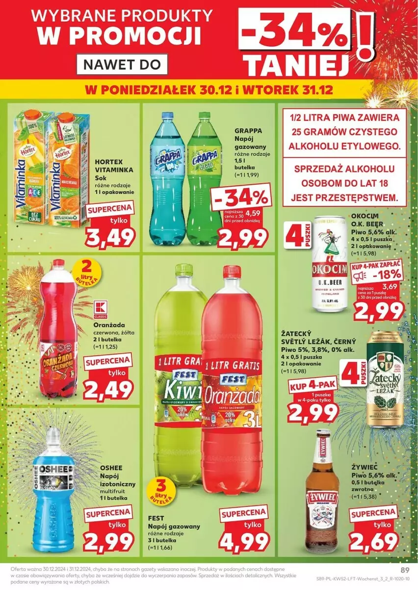 Gazetka promocyjna Kaufland - ważna 27.12 do 31.12.2024 - strona 88 - produkty: Hortex, Inka