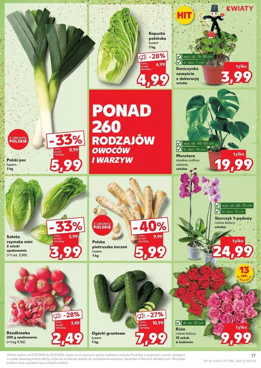 Gazetka promocyjna Kaufland - ważna 27.12 do 31.12.2024 - strona 9 - produkty: Grunt, Pietruszka, Rzodkiewka, Storczyk