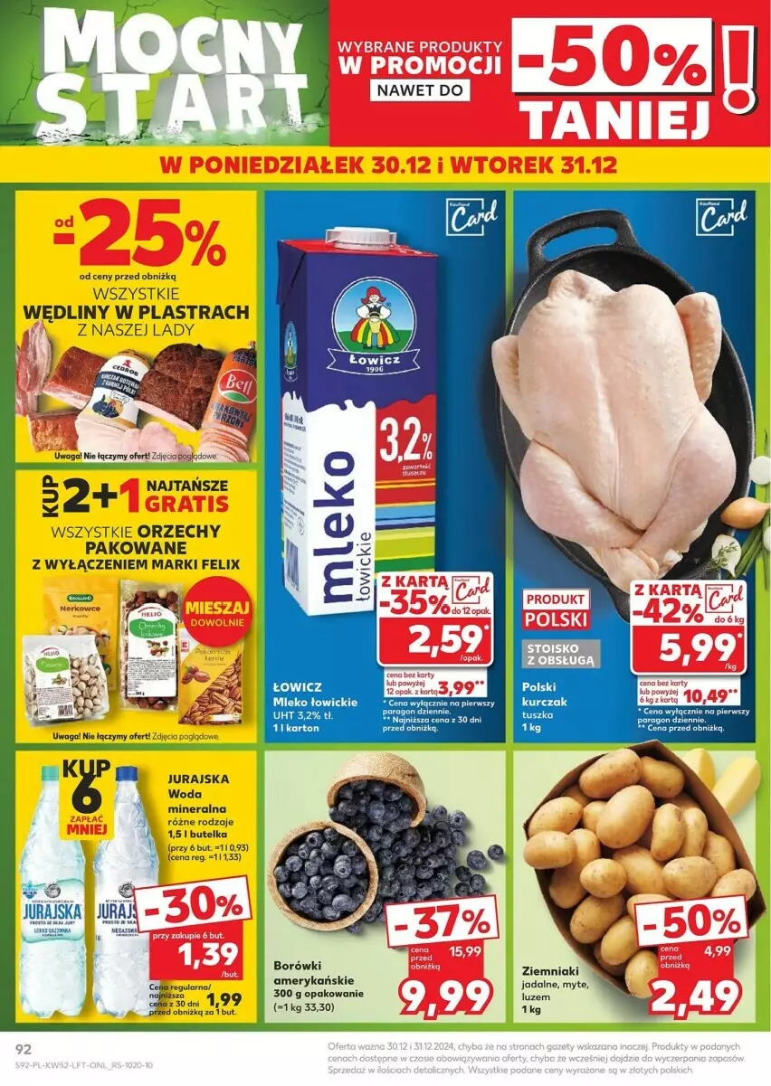 Gazetka promocyjna Kaufland - ważna 27.12 do 31.12.2024 - strona 92 - produkty: Felix, Miód, Woda, Woda mineralna, Ziemniaki