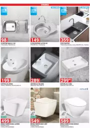 Gazetka promocyjna Merkury Market - Bielsko-Biała, Cieszyn, Jarosław, Kielce, Krosno, Ładna, Mielec, Nowy Sącz, Rybnik, Szaflary, Zamość - Gazetka - ważna od 31.07 do 31.07.2021 - strona 49 - produkty: Zlew, Zlewozmywak, Laur, Bateria, Umywalka, Cersanit, Miska