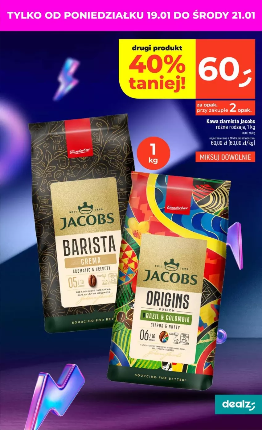 Gazetka promocyjna Dealz - NOWA GAZETKA - ważna 15.01 do 21.01.2026 - strona 31 - produkty: Jacobs, Kawa, Kawa ziarnista