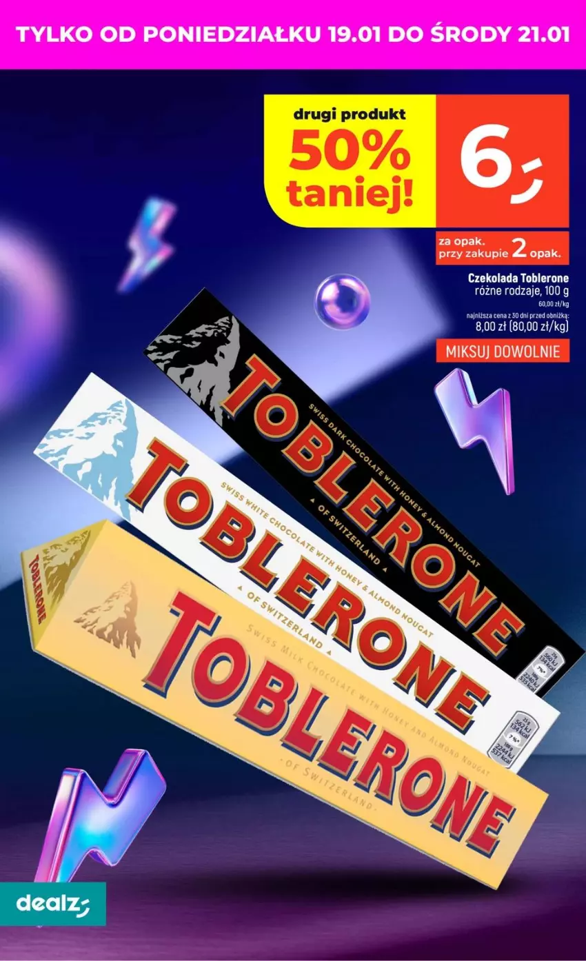 Gazetka promocyjna Dealz - NOWA GAZETKA - ważna 15.01 do 21.01.2026 - strona 32 - produkty: Czekolada, Toblerone