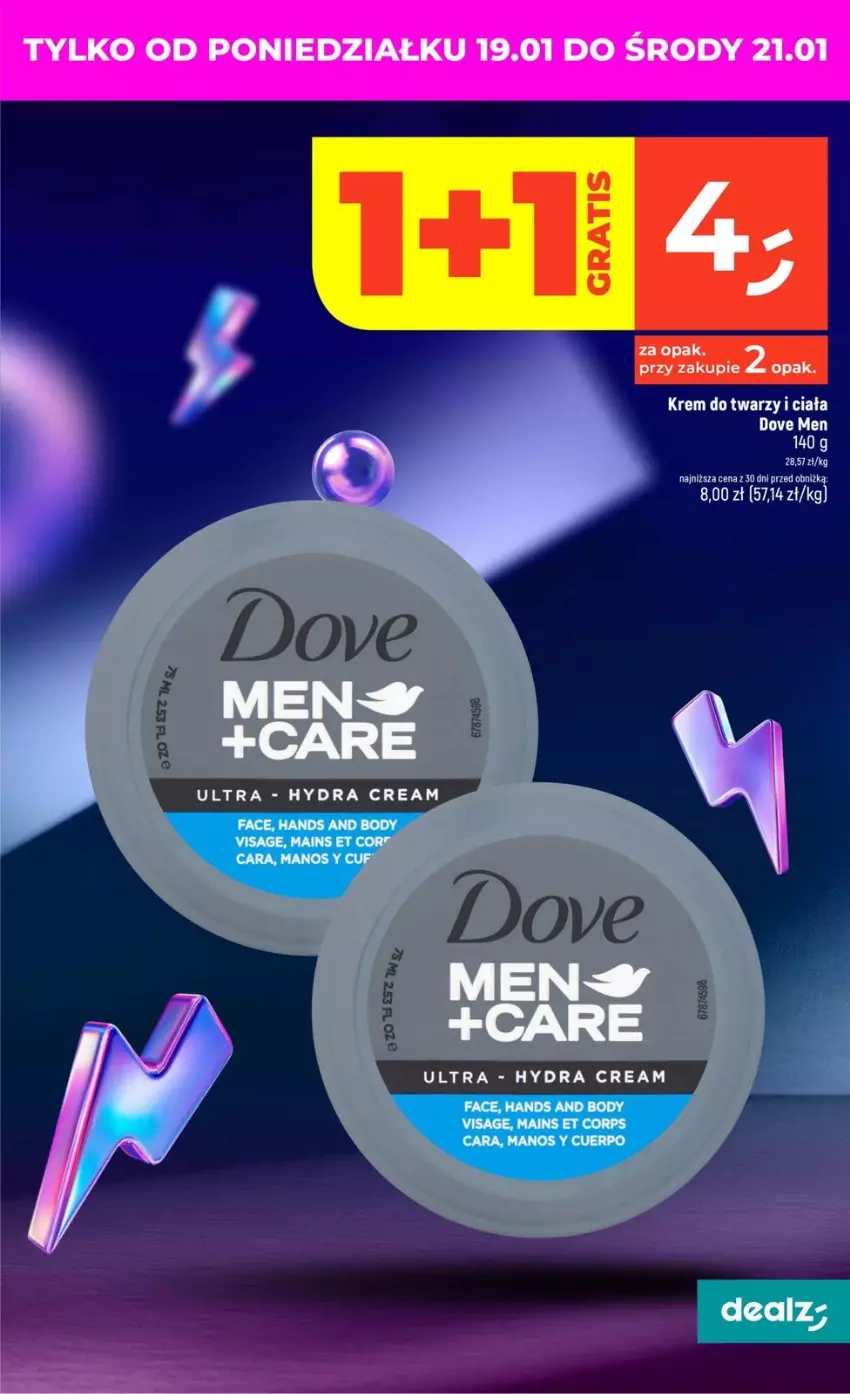 Gazetka promocyjna Dealz - NOWA GAZETKA - ważna 15.01 do 21.01.2026 - strona 35 - produkty: Body, Dove, Fa, Krem do twarzy, Leon
