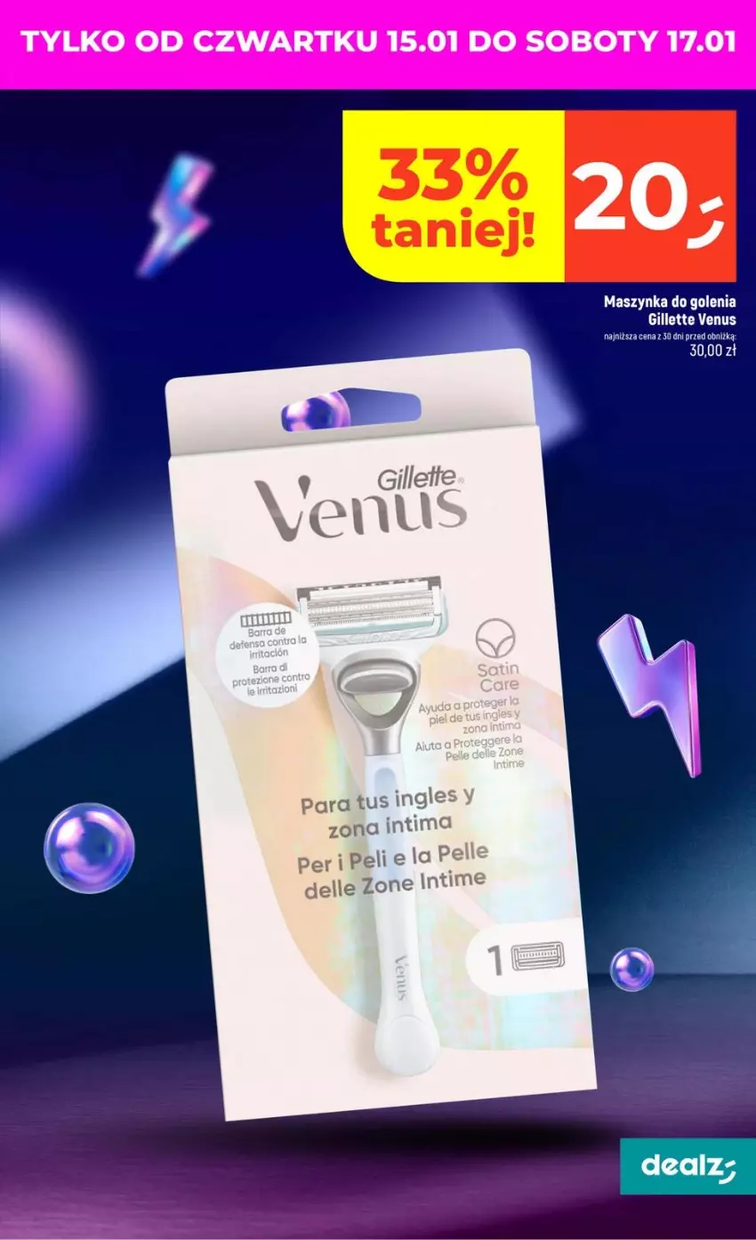 Gazetka promocyjna Dealz - NOWA GAZETKA - ważna 15.01 do 21.01.2026 - strona 5 - produkty: Dell, Gillette, Gillette Venus, Maszynka, Maszynka do golenia, Szynka, Venus