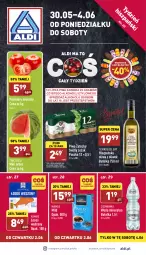 Gazetka promocyjna Aldi - Pełny katalog - Gazetka - ważna od 04.06 do 04.06.2022 - strona 1 - produkty: Piwa, Piwo, Gra, Lody, Woda mineralna, Oliwa z oliwek, Arbuz, Woda, Cisowianka, Pomidory, Fa