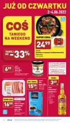 Gazetka promocyjna Aldi - Pełny katalog - Gazetka - ważna od 04.06 do 04.06.2022 - strona 28 - produkty: Piwa, Piwo, Sos, Sok, Gin, Gra, Sokołów, Stek, Kawa mielona, Kawa, Desperados, Grill