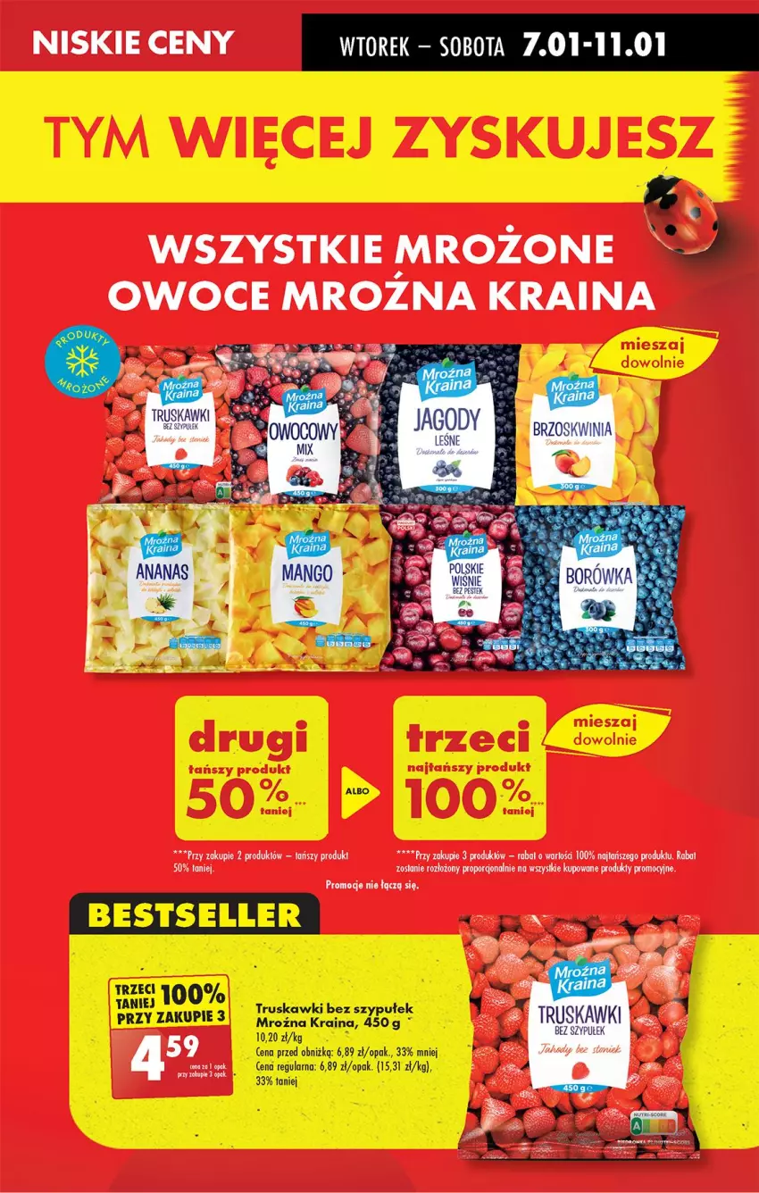 Gazetka promocyjna Biedronka - Od Wtorku - ważna 07.01 do 11.01.2025 - strona 17 - produkty: Owoce, Por, Truskawki