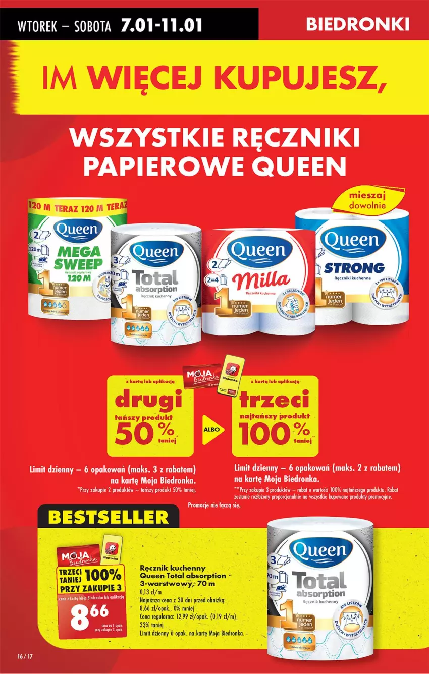 Gazetka promocyjna Biedronka - Od Wtorku - ważna 07.01 do 11.01.2025 - strona 20 - produkty: LG, Papier, Por, Ręcznik, Ręcznik kuchenny, Ręczniki papierowe