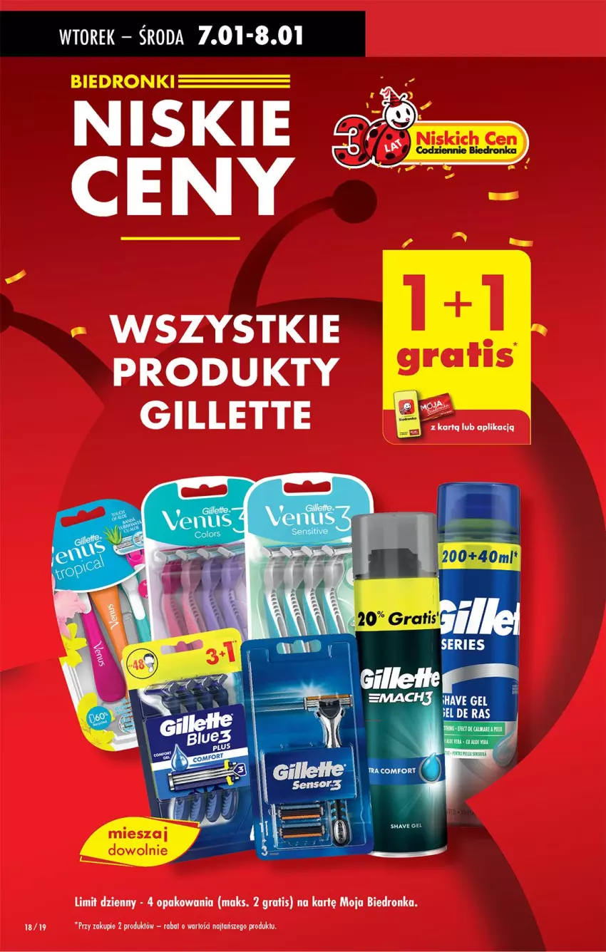 Gazetka promocyjna Biedronka - Od Wtorku - ważna 07.01 do 11.01.2025 - strona 22 - produkty: Gillette, Gra