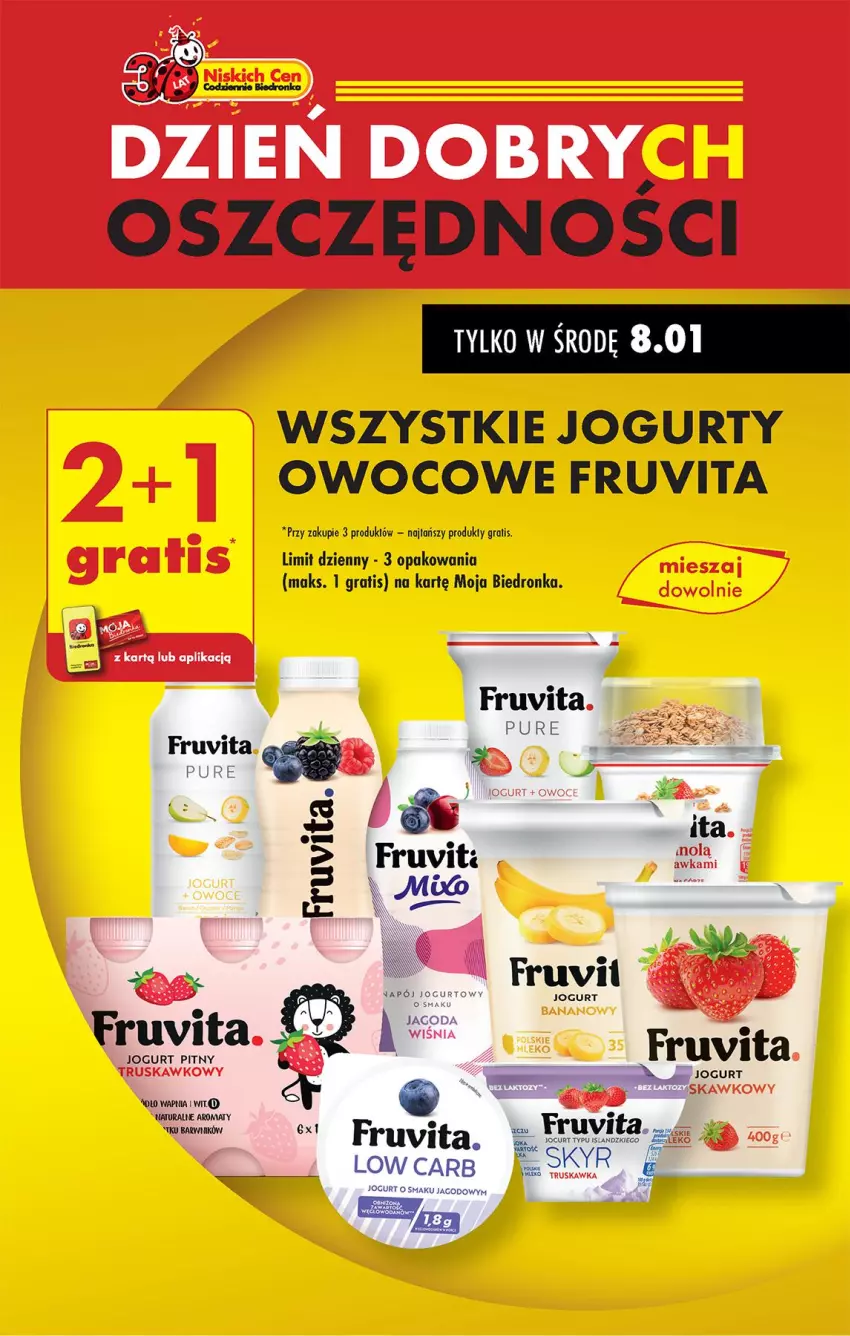 Gazetka promocyjna Biedronka - Od Wtorku - ważna 07.01 do 11.01.2025 - strona 3 - produkty: Gra, Isla, Jogurt, Jogurt pitny