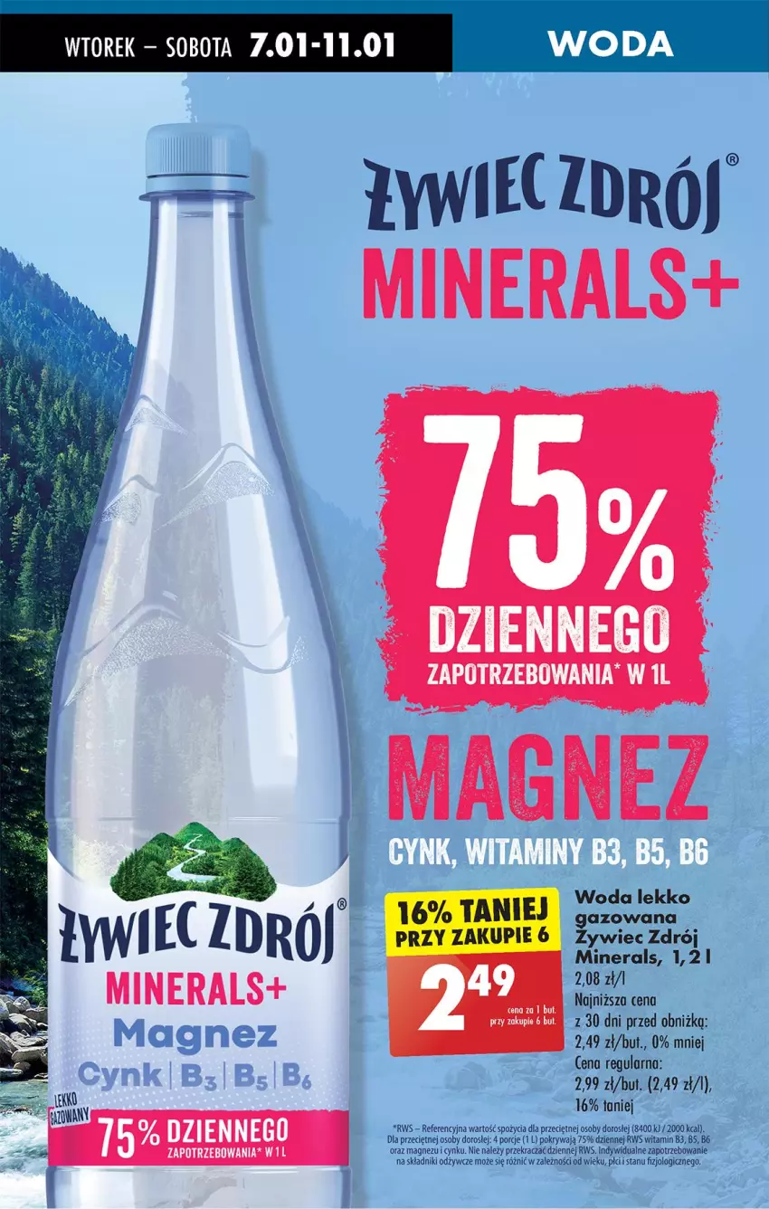 Gazetka promocyjna Biedronka - Od Wtorku - ważna 07.01 do 11.01.2025 - strona 47 - produkty: Cynk, Magnez, Pokrywa, Por, Woda