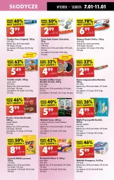 Gazetka promocyjna Biedronka - Od Wtorku - Gazetka - ważna od 11.01 do 11.01.2025 - strona 53 - produkty: Ciastka, Gin, Cukier, Wafelek, Bonitki, Wafle, Czekolada, Baton, Knoppers, Cukierki, Kakao, Mamba, Guma rozpuszczalna, Kinder, Kokos