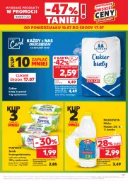 Gazetka promocyjna Kaufland - Gazetka tygodnia - Gazetka - ważna od 17.07 do 17.07.2024 - strona 107 - produkty: Ser, Cukier, Piątnica, Mlekovita, Serek homogenizowany, Serek, Mleko