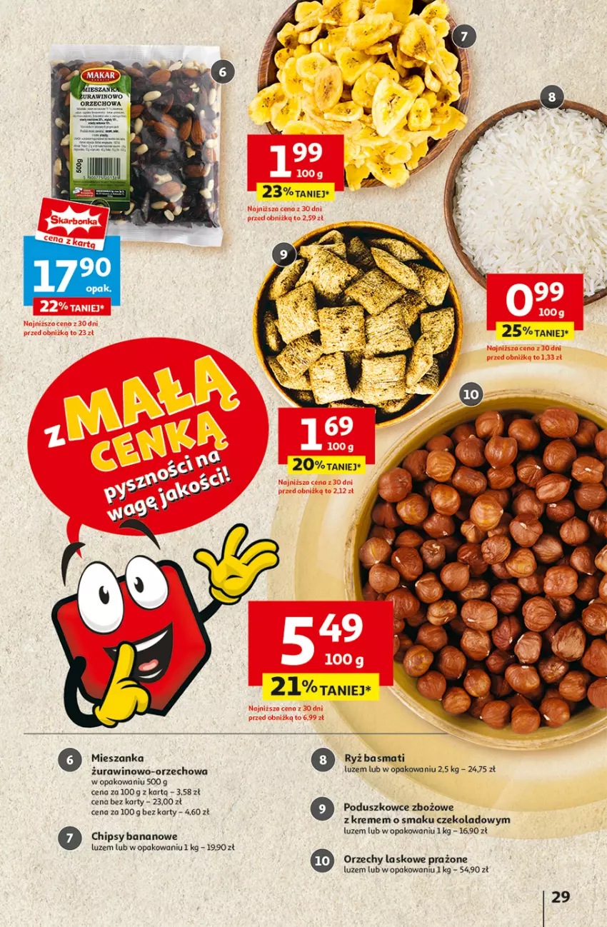 Gazetka promocyjna Auchan - z MAŁĄ CENKĄ dźwigniesz więcej! Hipermarket - ważna 06.02 do 12.02.2025 - strona 31 - produkty: Chipsy, Fa, Ryż, Ryż basmati, Wino