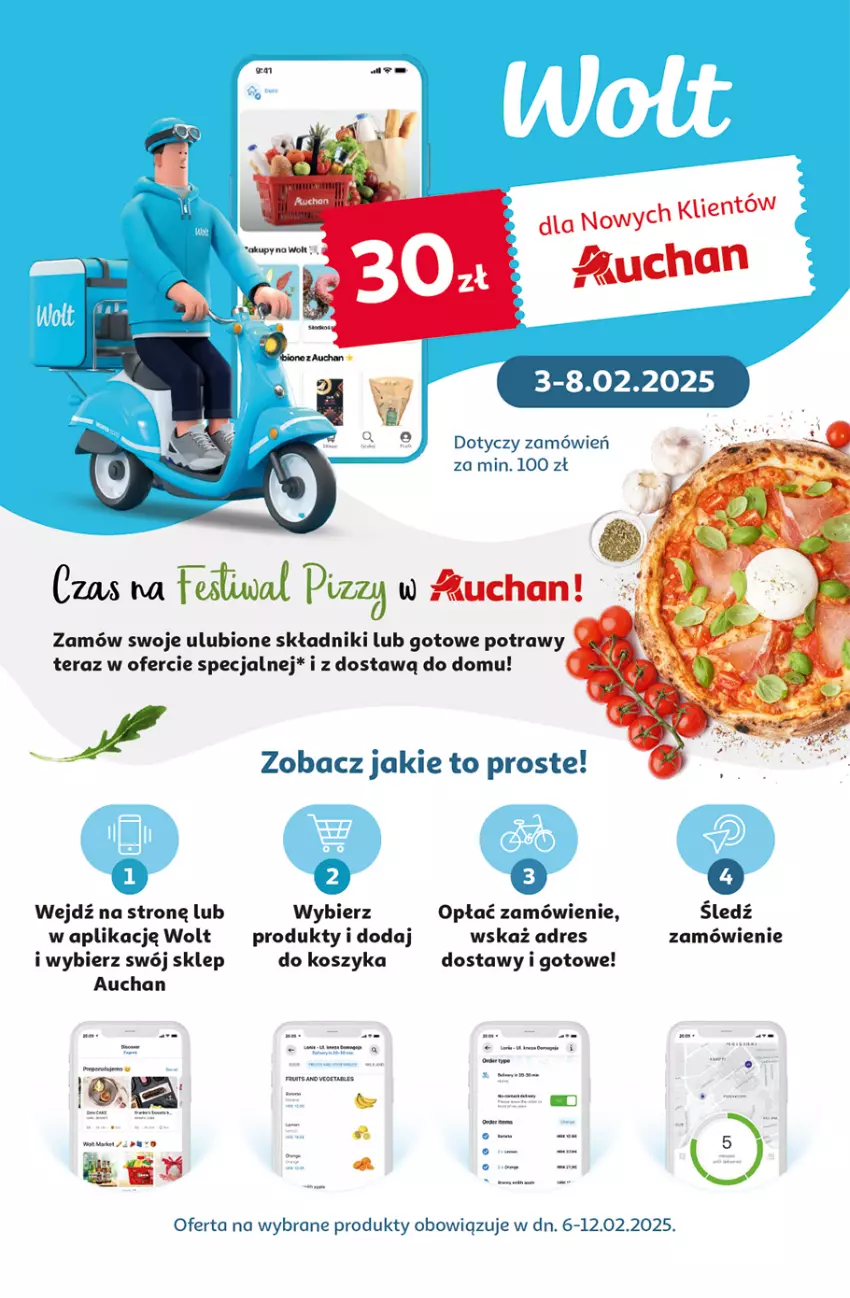 Gazetka promocyjna Auchan - z MAŁĄ CENKĄ dźwigniesz więcej! Hipermarket - ważna 06.02 do 12.02.2025 - strona 42 - produkty: Dres, Kosz, Tera