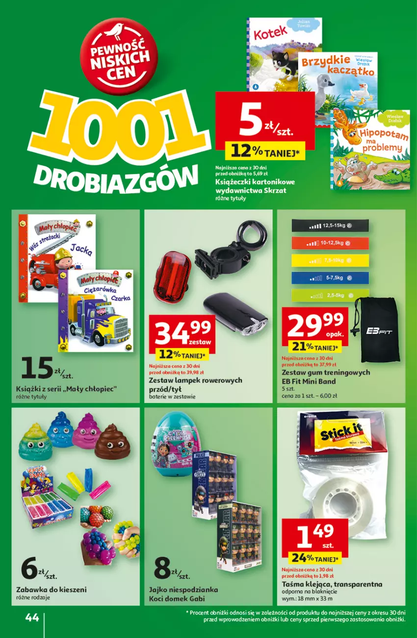 Gazetka promocyjna Auchan - z MAŁĄ CENKĄ dźwigniesz więcej! Hipermarket - ważna 06.02 do 12.02.2025 - strona 52 - produkty: Klej, Koc, Miecz, Piec, Rower, Ser, Tran, Zabawka