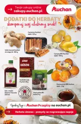 Gazetka promocyjna Auchan - z MAŁĄ CENKĄ dźwigniesz więcej! Hipermarket - Gazetka - ważna od 12.02 do 12.02.2025 - strona 41 - produkty: Prymat, Sok, Cytryny, Kamis, Imbir